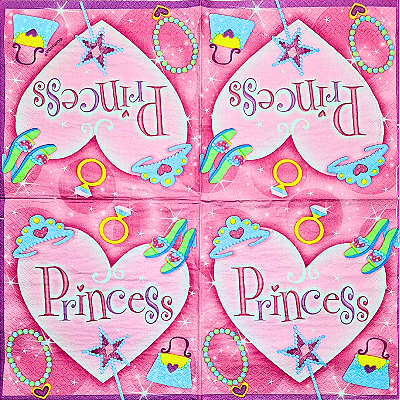 Guardanapo para Decoupage 33x33 Princess