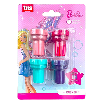 Carimbo da Barbie com 4 Unidades Tris