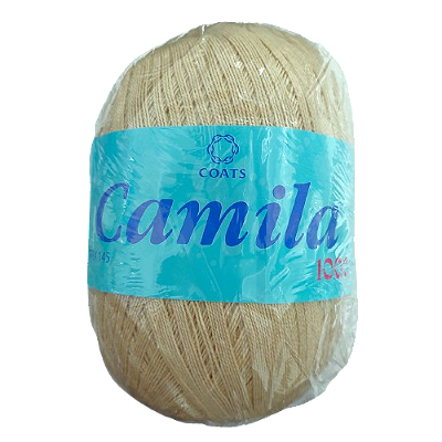 Linha para Crochê Camila 1000 100% Algodão Cor 00885 Coats