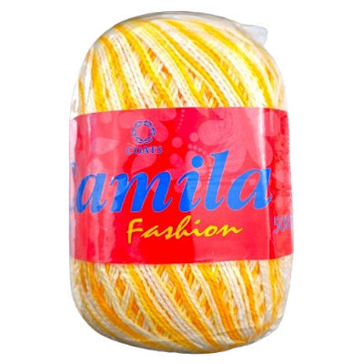 Linha para Crochê Camila Fashion 100% Algodão Várias Multicores Coats