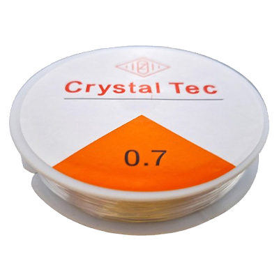 Fio de Silicone para Pulseira 0.7mm Rolo com 10 metros