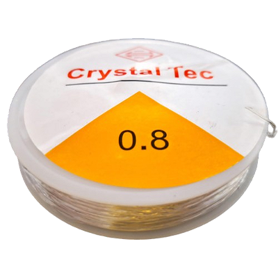 Fio de Silicone para Pulseira 0.8mm Rolo com 10 metros