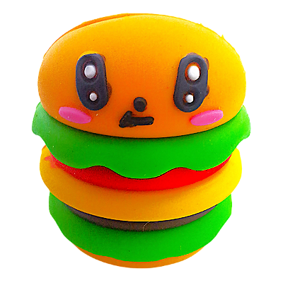 Apontador de Lápis Kawaii Hambúrguer