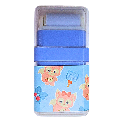 Borracha com Coletor de Resíduos Kawaii Modelo 5