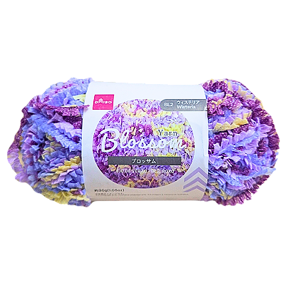 Novelo de Linha Verão para Tricô 30g Blossom Glicínia Daiso