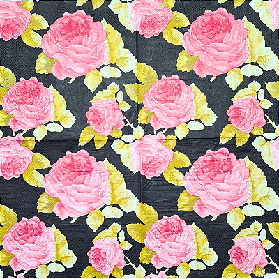 Guardanapo para Decoupage 33x33 Rosas Clássicas