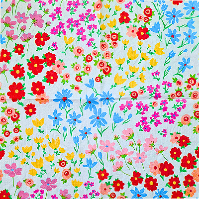 Guardanapo para Decoupage 33x33 Multi Floral