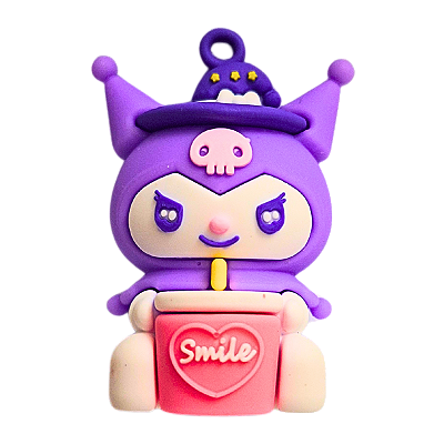 Apontador de Lápis Tema Kuromi Cor Lilás