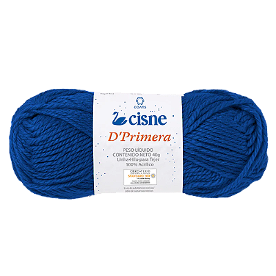Novelo de Lã para Tricô Crochê 40g 84m Cisne D'Primera Cor 143 Coats