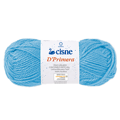 Novelo de Lã para Tricô Crochê 40g 84m Cisne D'Primera Cor 628 Coats