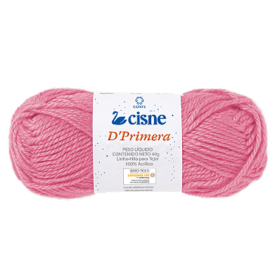 Novelo de Lã para Tricô Crochê 40g 84m Cisne D'Primera Cor 055 Coats