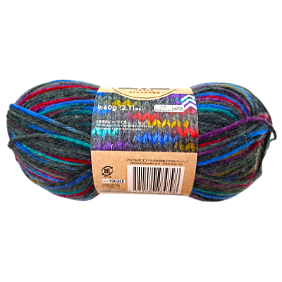 Novelo de Lã Tricô Crochê 60g 140m Poliéster Ecológico 4798 Daiso