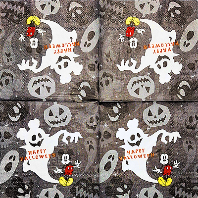 Guardanapo para Decoupage 24.5x24.5 Halloween Mickey