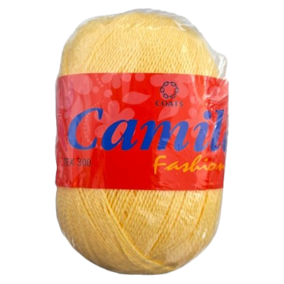 Linha para Crochê Camila Fashion 100% Algodão Cor 00385 Coats
