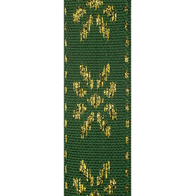 Galão Decorado 18mm 10m MW612 Verde Dourado Marwan