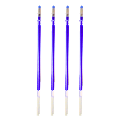 Refil Caneta Fantasminha 4 Unidades Azul