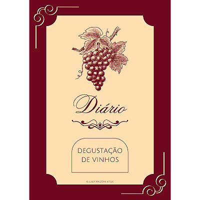 Diário de Degustação de Vinhos em PDF
