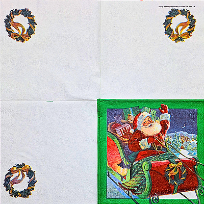 Guardanapo para Decoupage 33x33 Tema Natal Modelo 4