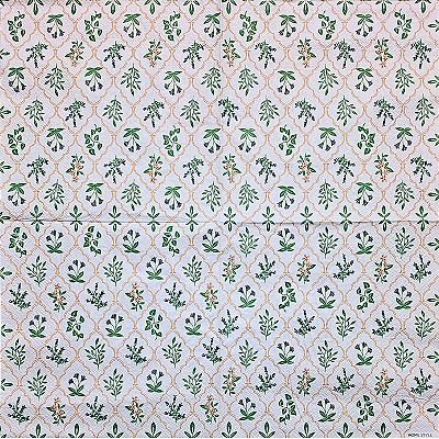 Guardanapo para Decoupage 33x33 Treliça de Flores e Plantas