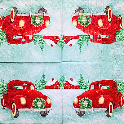 Guardanapo para Decoupage 33x33 Tema Natal Modelo 8