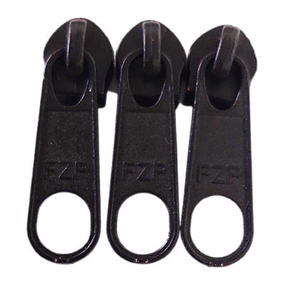 Cursor Para Zíper Nº5 com 3 Unidades Cor Preto