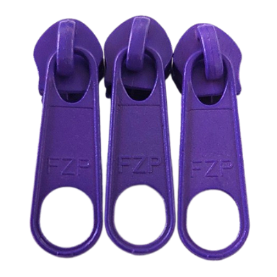 Cursor Para Zíper Nº5 com 3 Unidades Cor Lavanda
