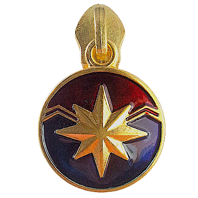 Cursor Resinado para Zíper Nº5 Capitã Marvel