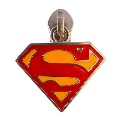 Cursor Resinado para Zíper Nº5 Super Homem