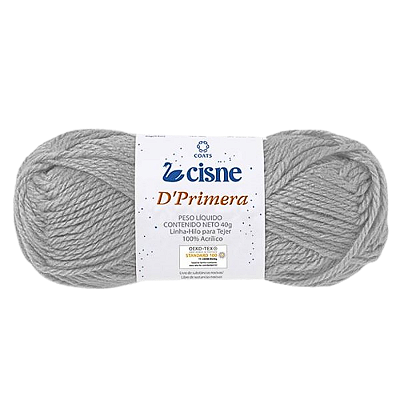 Novelo de Lã para Tricô Crochê 40g 84m Cisne D'Primera Cor 930 Coats