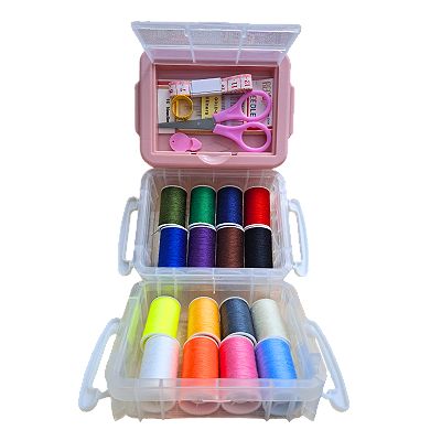 Kit de Costura Básico com Estojo Organizador 36 Peças