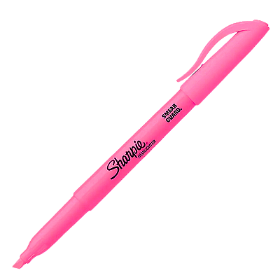 Caneta Marca Texto Pocket Pouch Rosa Sharpie