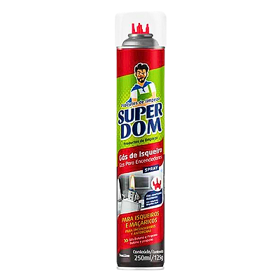 Gás Butano Refil para Isqueiro Recarregável 250ml Super Dom