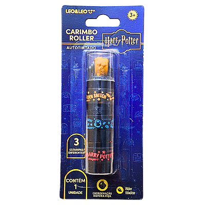 Carimbo Roller Autotintado Harry Potter 3 Estampas