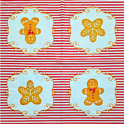 Guardanapo para Decoupage 33x33 Tema Natal Modelo 22