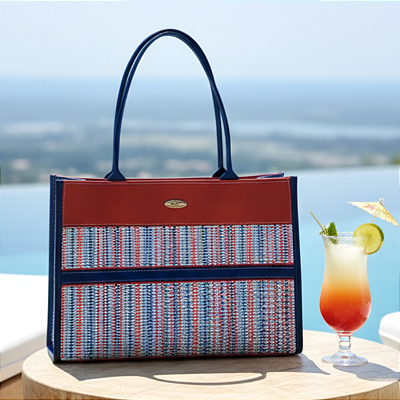 Bolsa de Praia Coleção Ilha Bella Modelo Santorini