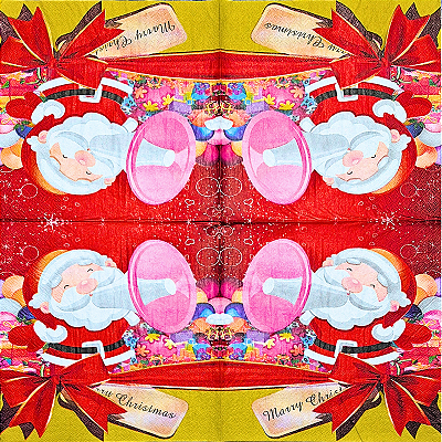 Guardanapo para Decoupage 33x33 Tema Natal Modelo 36