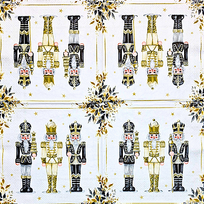 Guardanapo para Decoupage 33x33 Tema Quebra Nozes