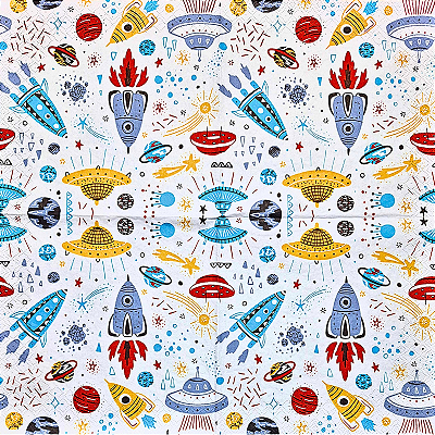 Guardanapo para Decoupage 33x33 Tema Nave Espacial