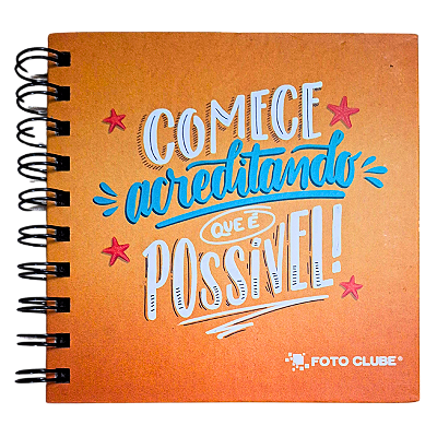 Mini Álbum Scrapbook 14 Folhas Modelo 3