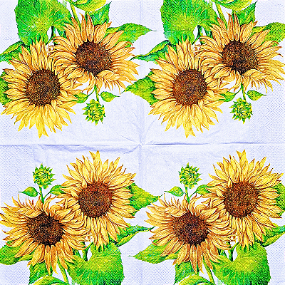 Guardanapo para Decoupage 33x33 Girassol