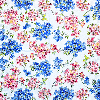 Guardanapo para Decoupage 33x33 Flores Maitê