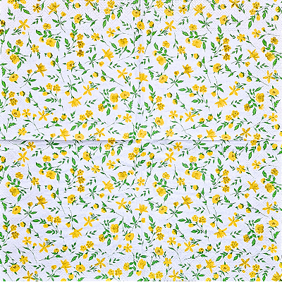 Guardanapo para Decoupage 33x33 Flores Amarelas