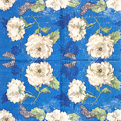 Guardanapo para Decoupage 33x33 Rosas Meredith