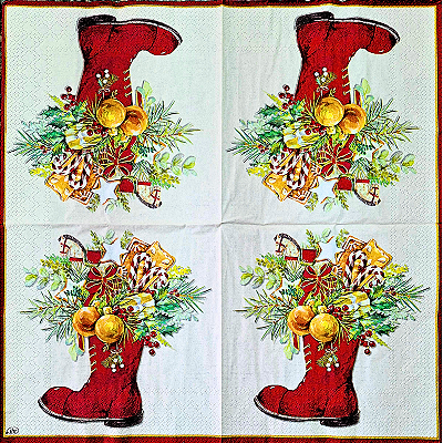 Guardanapo para Decoupage 33x33 Tema Natal Modelo 39