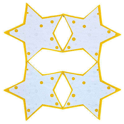 Guardanapo para Decoupage 33x33 Tema Estrela