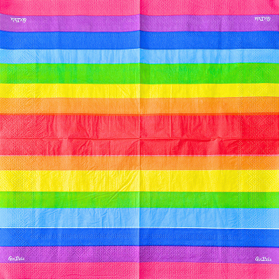 Guardanapo para Decoupage 33x33 Tema Rainbow