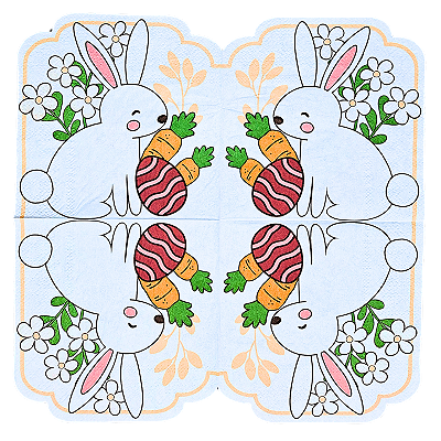 Guardanapo para Decoupage 33x33 Páscoa Modelo 9