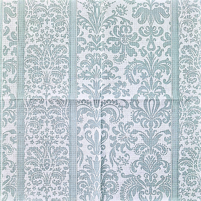 Guardanapo para Decoupage 33x33 Arabesco Cinza Padrão Duplo