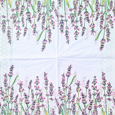 Guardanapo para Decoupage 25x25 Lavandas no Verão