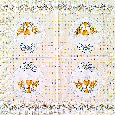 Guardanapo para Decoupage 33x33 Eucaristia